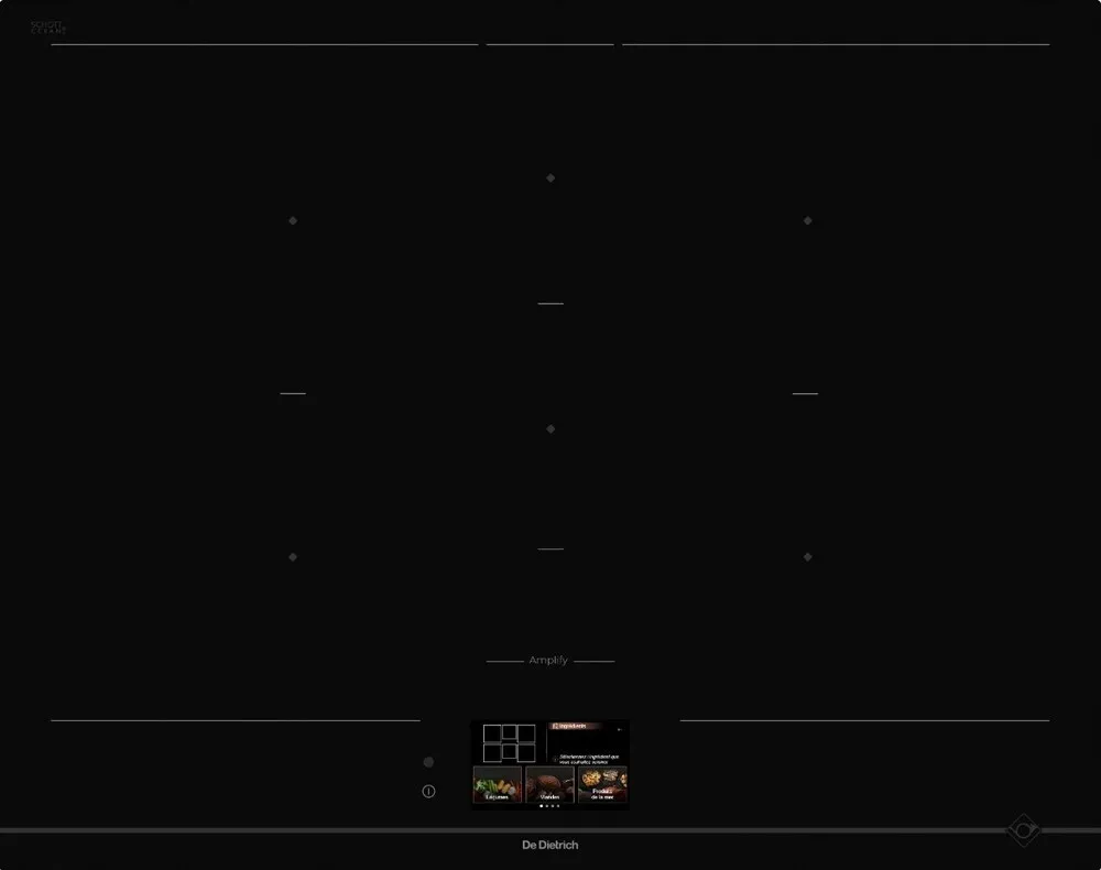 Фото товара: De Dietrich DPI5650AB индукционная поверхность