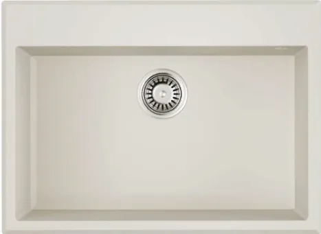 Фото товара: Omoikiri Tedori-68-WH, мойка, гранит, белый