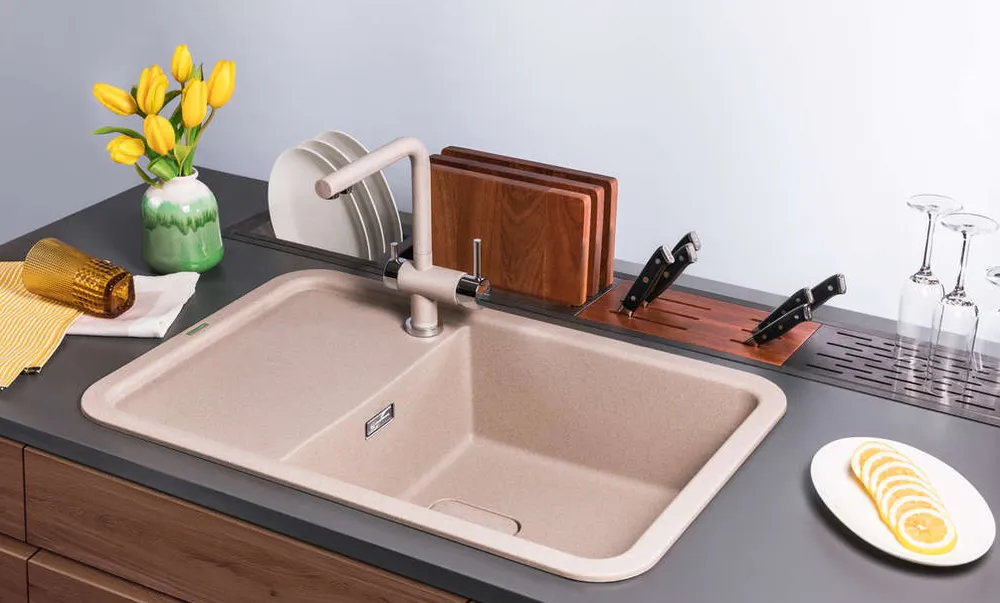 Детальное фото товара: Omoikiri DRY-02 LG, сушилка для посуды, светлое золото