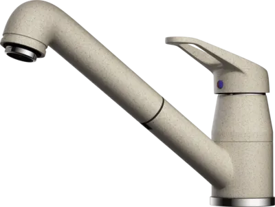 Фото товара: Omoikiri Tateyama-S-SA, смеситель, гранит, бежевый