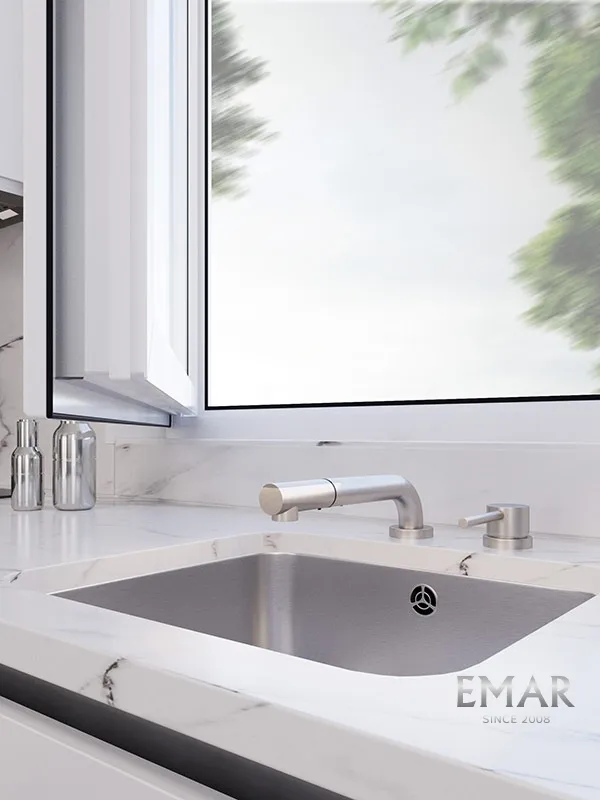 Детальное фото товара: Emar EC-7027 Satin, смеситель, сатин