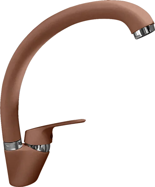 Фото товара: GranFest 3323, смеситель, мрамор, терракот