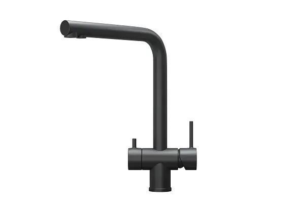 Фото товара: GRANULA 7011 смеситель, нержавеющая сталь, черный матовый