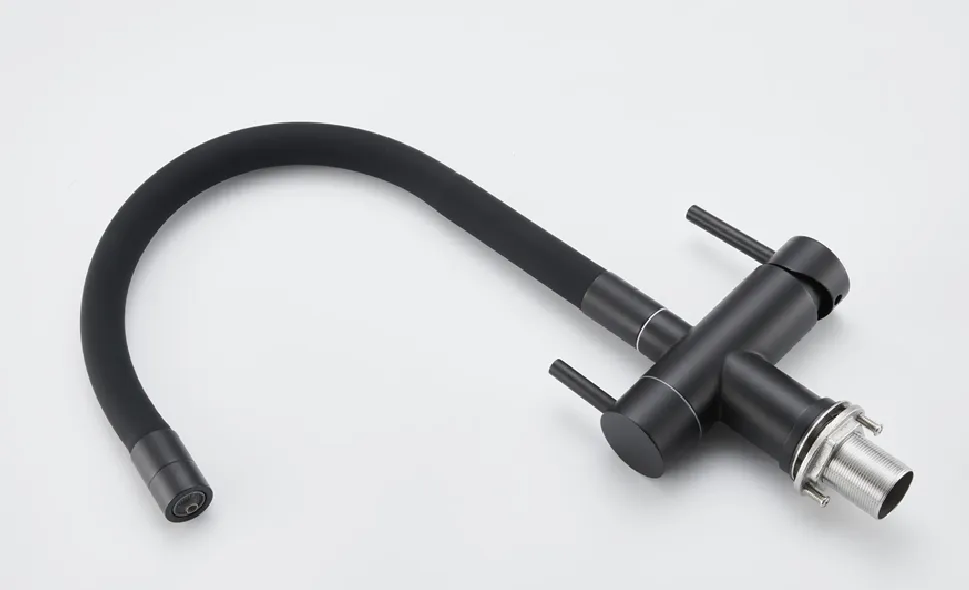 Детальное фото товара: Emar EC-3015 PVD Dark, смеситель, вороненая сталь