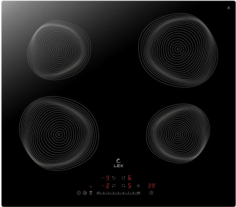 Фото товара: LEX EVI 640 R2 I BL индукционная поверхность