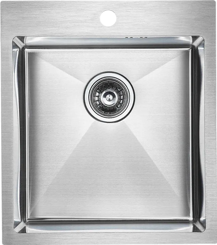 Детальное фото товара: Paulmark KRONER 45, мойка, нержавеющая сталь брашированная