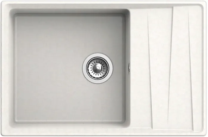 Детальное фото товара: GranFest LEVEL GF-LV-760L, мойка, мрамор, белый