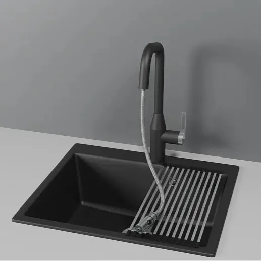 Детальное фото товара: GRANULA 8171 смеситель, гранит, турмалин