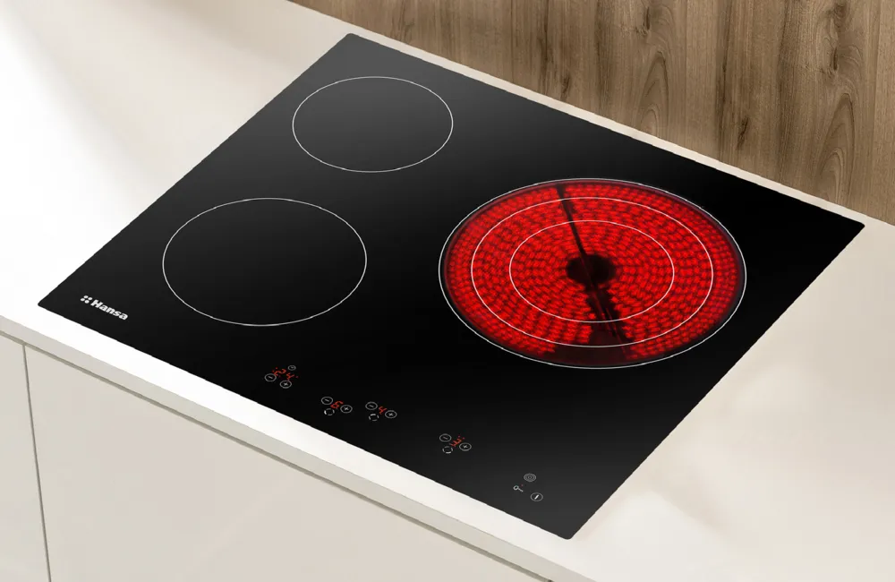 Детальное фото товара: Hansa BHC66216 стеклокерамическая поверхность