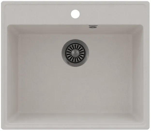 Фото товара: Maunfeld Perla 580 MFQS-580W, мойка, гранит, кремовый