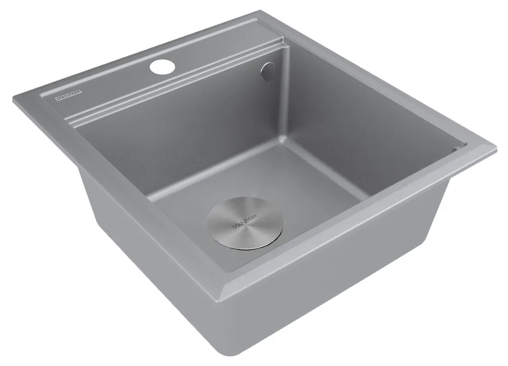 Детальное фото товара: Paulmark STEPIA 45, мойка, гранит, серый металлик