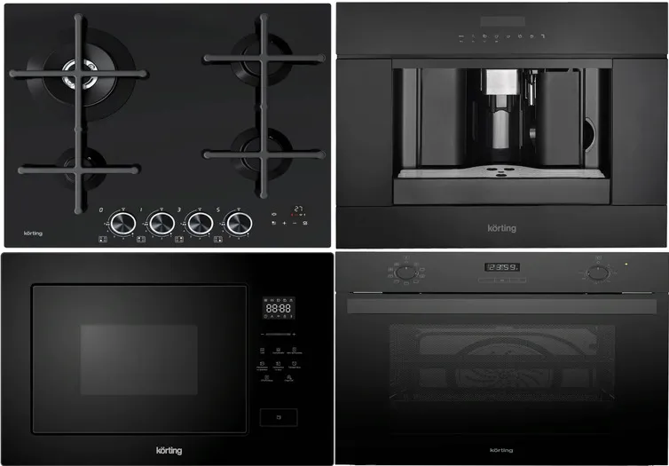 Фото товара: KORTING HGG 6766 ICPTN + OKB 591 CSGN + KMI 827 GN + KCM 9200 BG