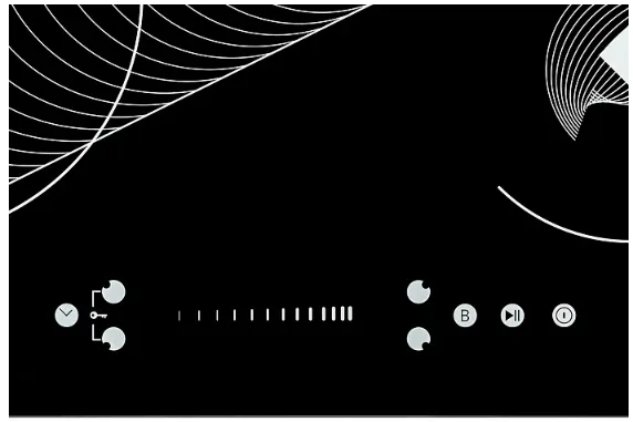 Детальное фото товара: Krona MERIDIANA 60 BL индукционная поверхность