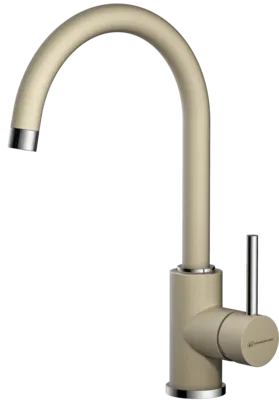 Фото товара: Omoikiri Shinagawa-CH, смеситель, гранит, шампань