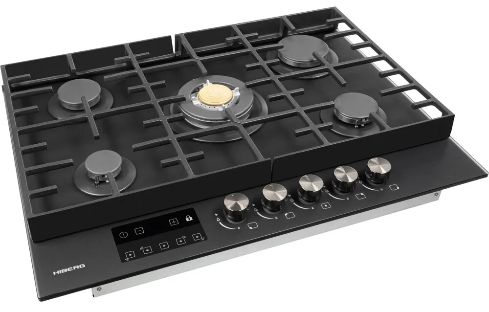 Детальное фото товара: HIBERG VM 7255 B газовая поверхность