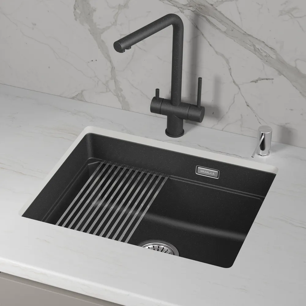 Детальное фото товара: GRANULA 5501iU мойка, гранит, шварц