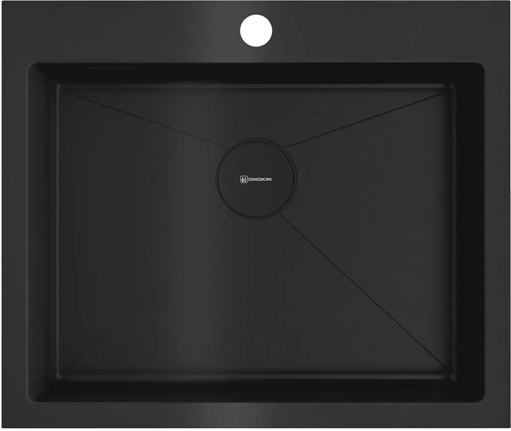 Детальное фото товара: Omoikiri Akisame 59-GB, мойка, нержавеющая сталь/графит