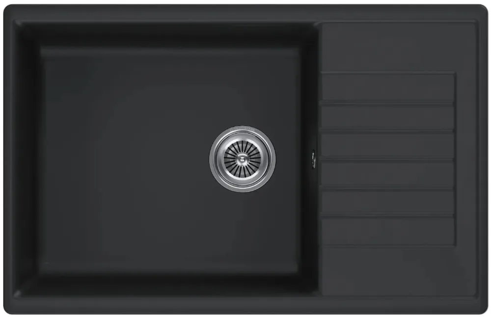 Фото товара: KUCHENSTERN FLUG 60, мойка, гранит, черный