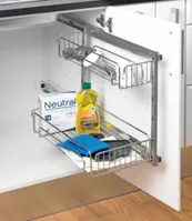 Фото товара: Pelly ступенчатая выдвижная система, 1 корзина 125 мм + 1 корзина 325 мм, хром