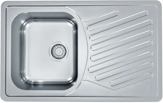 Детальное фото товара: ALVEUS ELEGANT 30 SAT 90, мойка, нержавеющая сталь (в комплекте с сифоном 1130551)