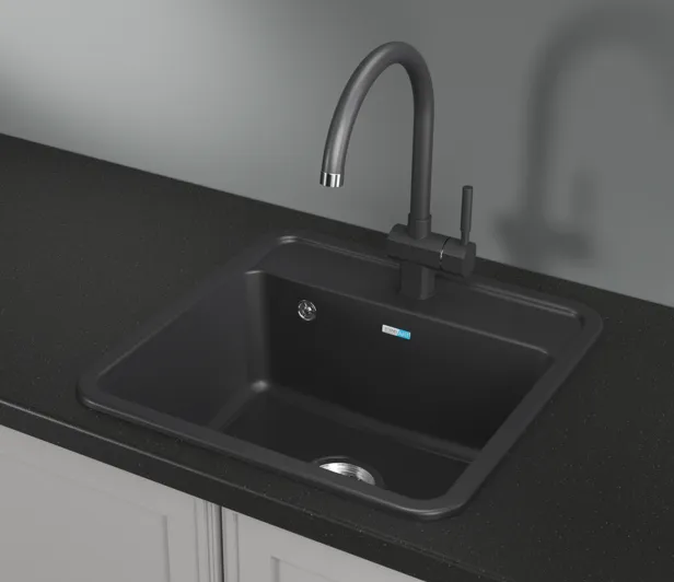 Детальное фото товара: GRANULA 5001 мойка, гранит, черный