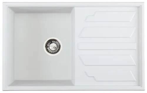Фото товара: GRANULA 8002 мойка, гранит, арктик (белый)