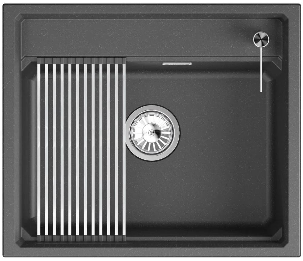 Детальное фото товара: GRANULA 6003i мойка, гранит, черный