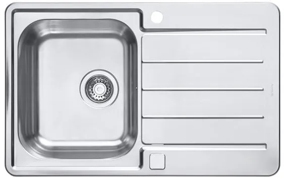 Фото товара: ALVEUS LINE MAXIM 80 SAT-90, мойка, нержавеющая сталь (в компл.с сифон 1127251)