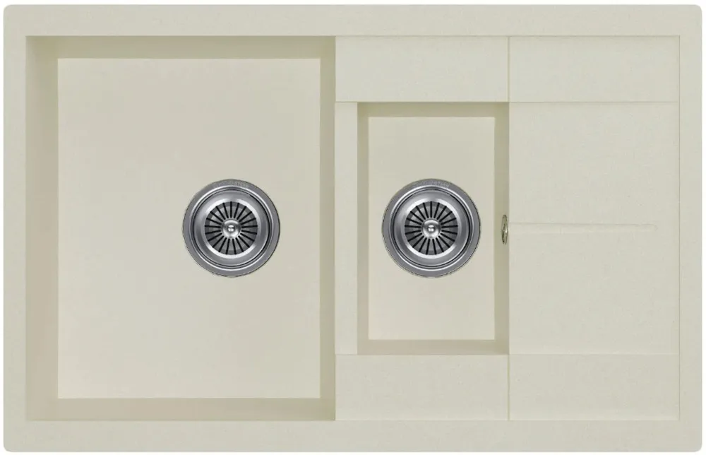 Фото товара: KUCHENSTERN FLUG 60-2, мойка, гранит, жасмин