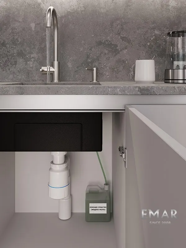 Детальное фото товара: Emar ЕД-405 Satin, дозатор для моющего средства, сатин