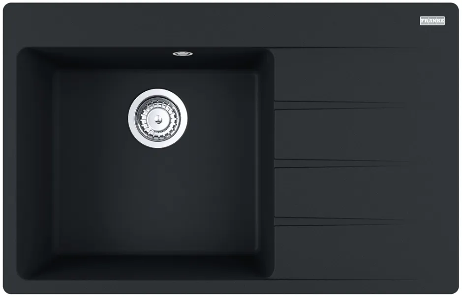 Фото товара: Franke CNG 611/211-78 TL, мойка, гранит, черный матовый, чаша слева