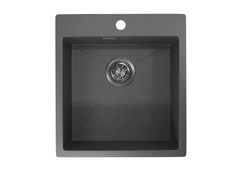 Фото товара: GRANULA 4600 мойка, нержавеющая сталь, графит матовый