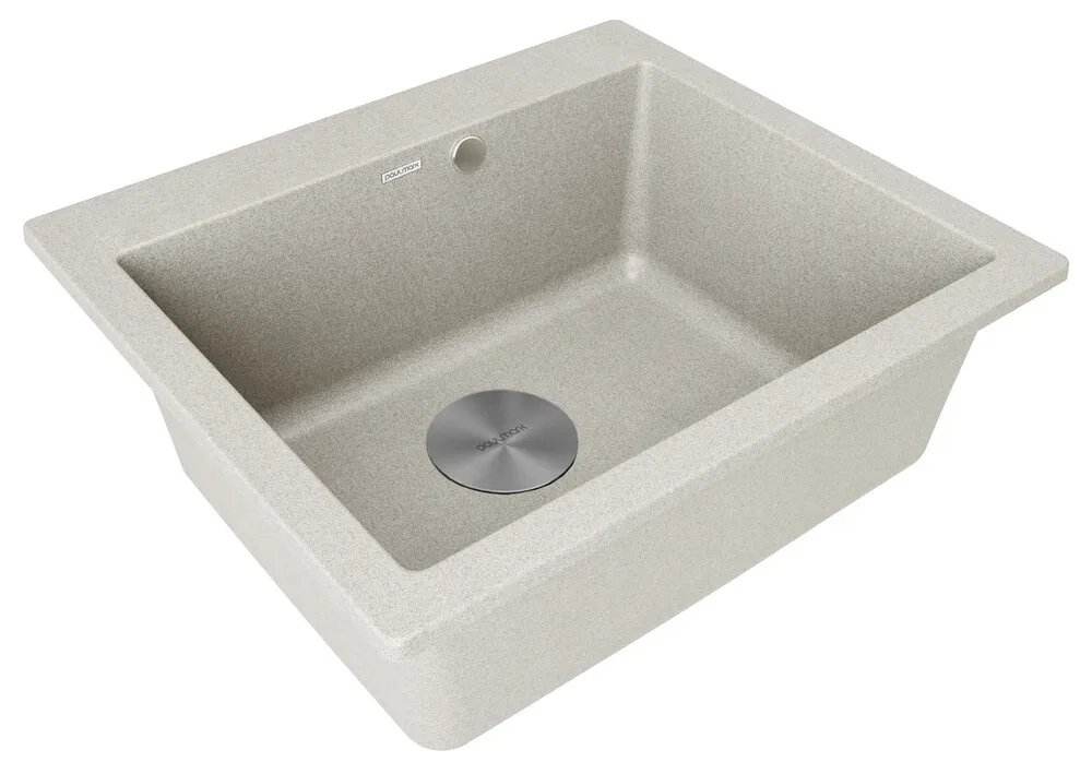 Детальное фото товара: Paulmark KANTE 60, мойка, гранит, серый