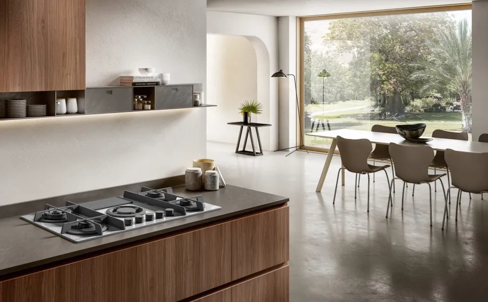 Детальное фото товара: ELICA NIKOLATESLA FLAME GR/A/88 газовая поверхность