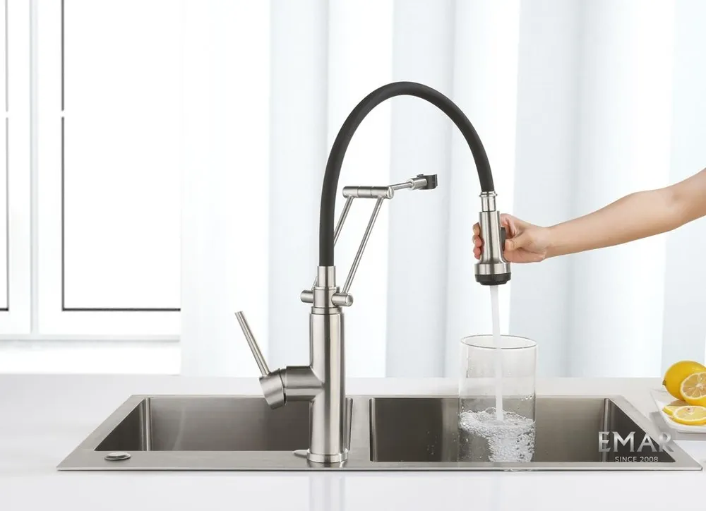 Детальное фото товара: Emar ECB 7012, смеситель, сатин