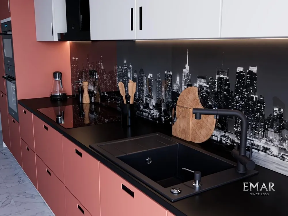 Детальное фото товара: Emar EMQ-1780.Q, мойка, гранит, оникс