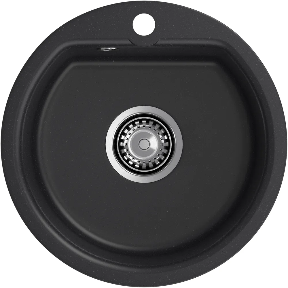 Фото товара: ЭкоМ М-435, мойка, мрамор, черный