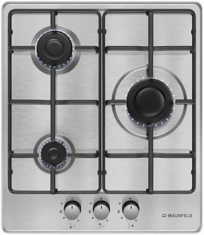 Фото товара: Maunfeld EGHS.43.3STS-ES/G газовая поверхность