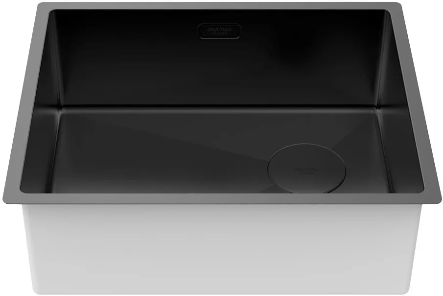 Детальное фото товара: Paulmark NEXT-SKEW 54 UNI, мойка, нержавеющая сталь, матовый черный