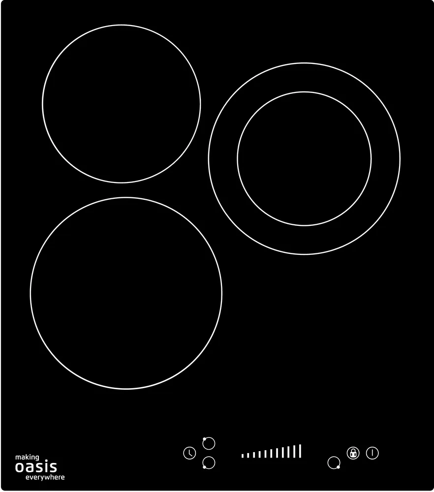 Фото товара: making Oasis everywhere P-3SB стеклокерамическая поверхность