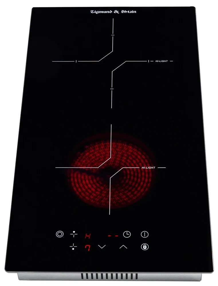 Детальное фото товара: Zigmund & Shtain CN 38.3 B стеклокерамическая поверхность