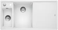 Детальное фото товара: Blanco Axia III 6S, мойка,чаша слева, гранит, белый, разделочный столик ясень