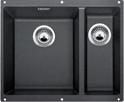 Фото товара: Blanco Rotan 340/160-U, мойка, гранит, антрацит