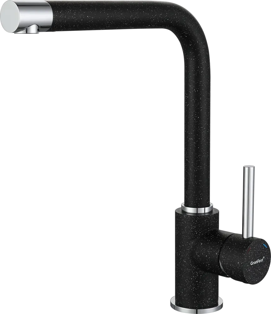 Фото товара: GranFest 3651, смеситель, мрамор, черный
