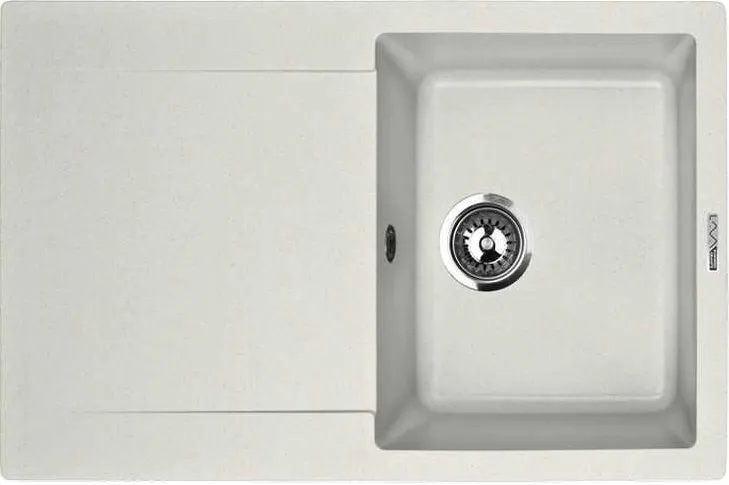 Фото товара: LAVA L.4 LATTE, мойка, гранит, белый