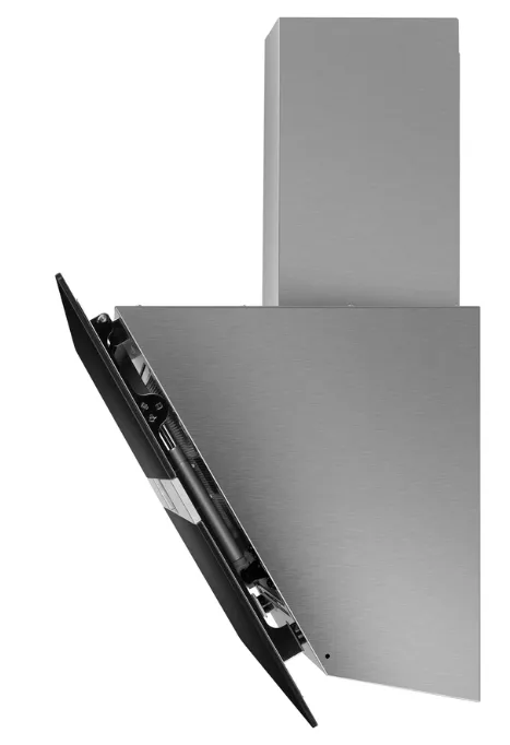 Детальное фото товара: Maunfeld MERSEY 90 нержавеющая сталь/черное стекло