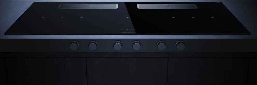 Детальное фото товара: Kuppersbusch KMI 12850.0 SR-S Silver Chrome индукционная поверхность