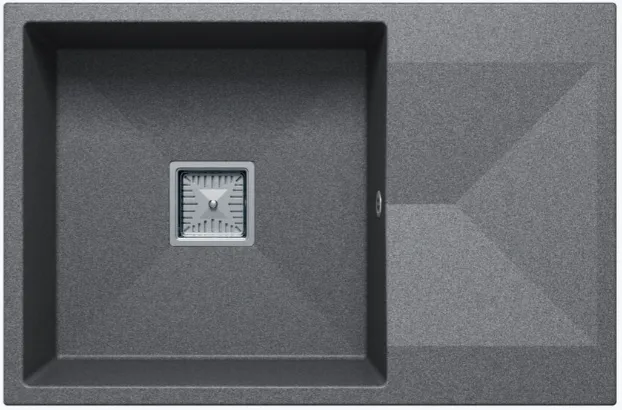 Фото товара: Tolero BLADE 760, мойка, гранит, грей