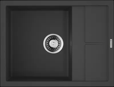 Фото товара: Omoikiri Sumi 65-BL, мойка, гранит, черный