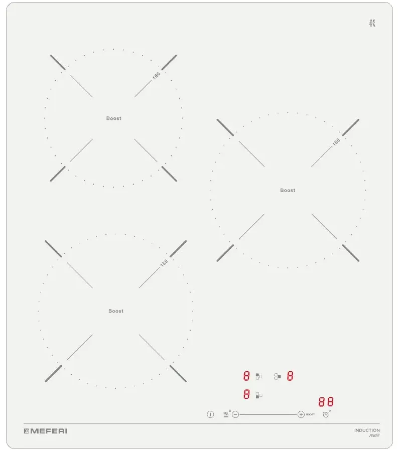 Фото товара: MEFERI MIH453WH POWER индукционная поверхность